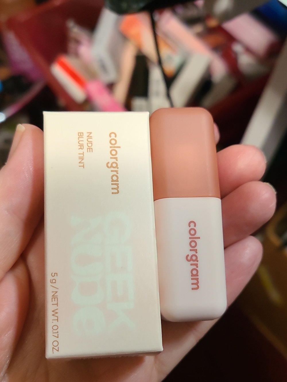 Colorgram Nude Blur Tint – Soft Peach Nude Lip & Cheek Tint